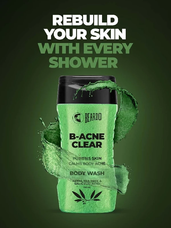 Beardo Body Acne Clear Body Wash for Men, 200 ml-8.webp